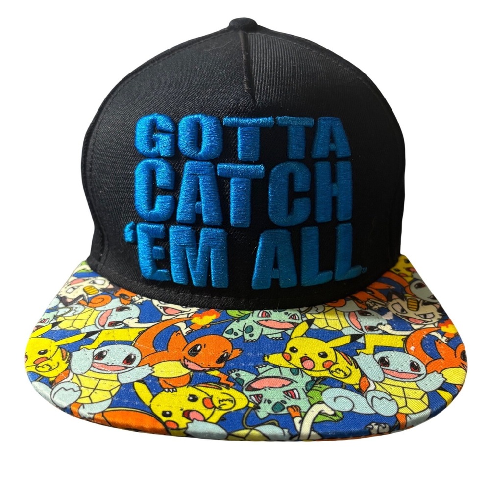 2016 Pokemon Gotta Catch 'Em All Snapback Adjustable Hat OSFM